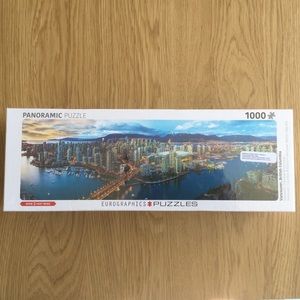 Vancouver Panoramic Jigsaw 1000 Piece Puzzle New Sealed Eurographics